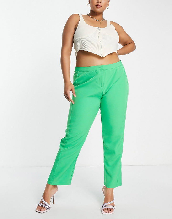 Hero Tailored Trousers In Green