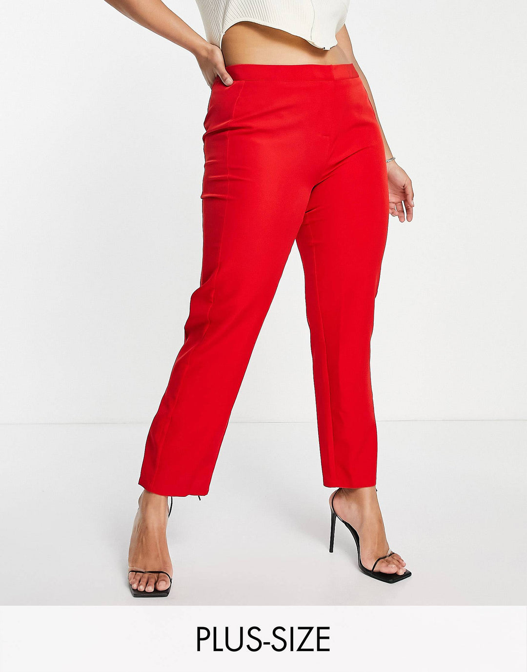 Hero Tailored Trousers In Red