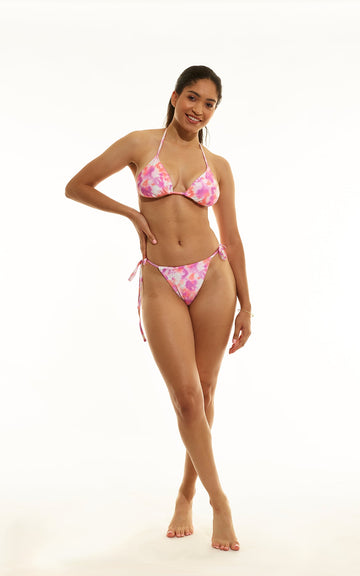 PINK TIE DYE BIKINI SET